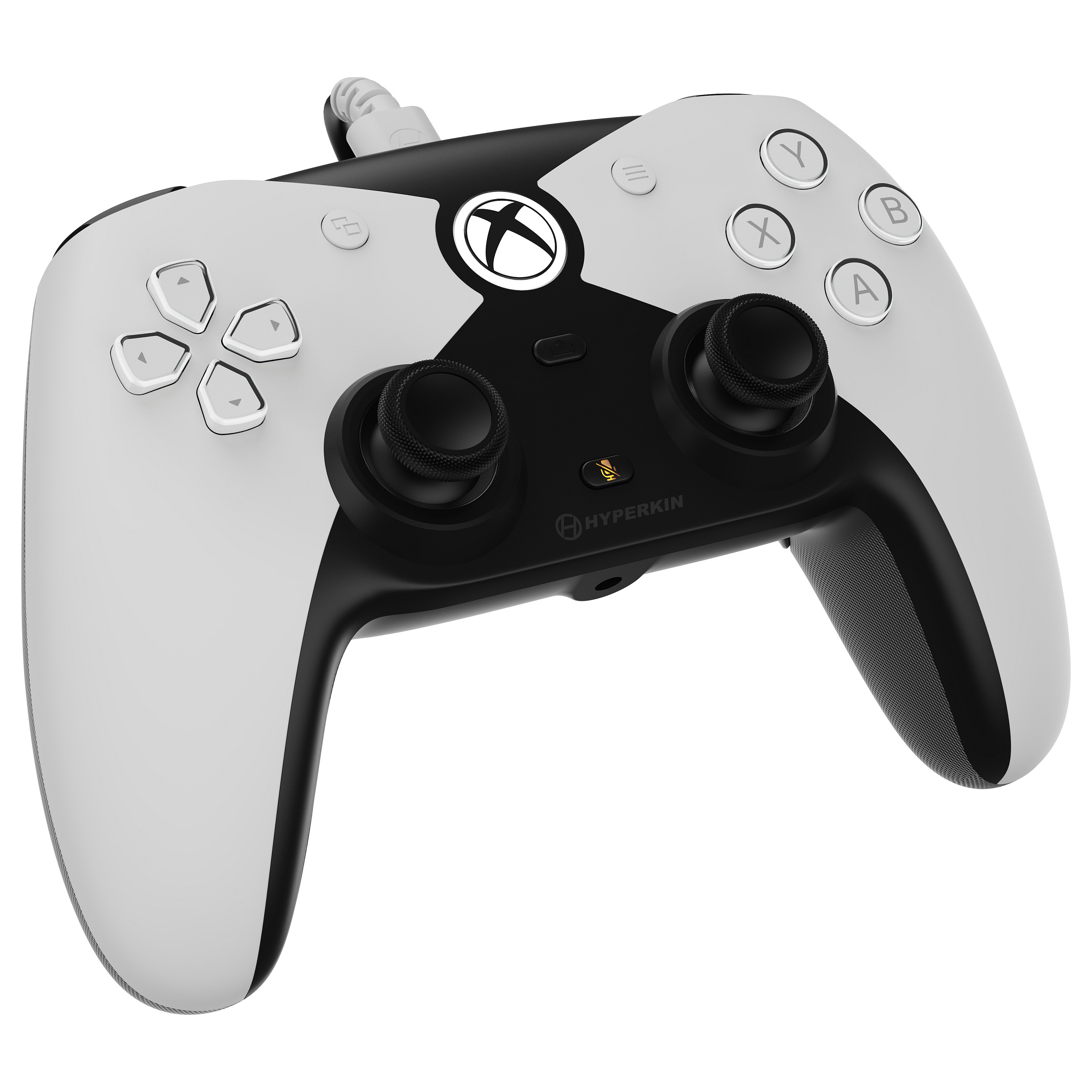 Kontroller për Xbox Hyperkin Competitor – Zezë / Bardhë thumbnail 5