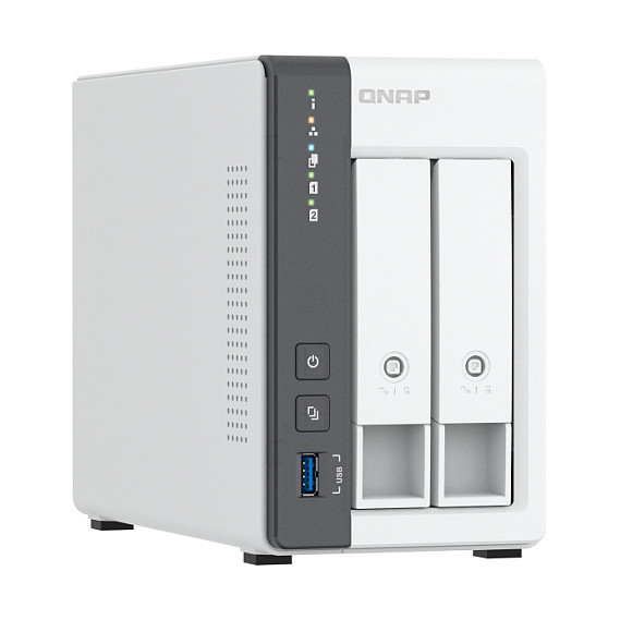 QNAP TS-216G 2-Bay NAS – ARM Cortex-A55 Quad-Core 2.0GHz, 4GB RAM, 2.5GbE + 1GbE 3