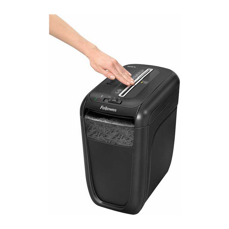 Shredder Fellowes Powershred 60Cs, 10 Fletë, Prerje Kryq, Kosh 22 L – Zezë 6