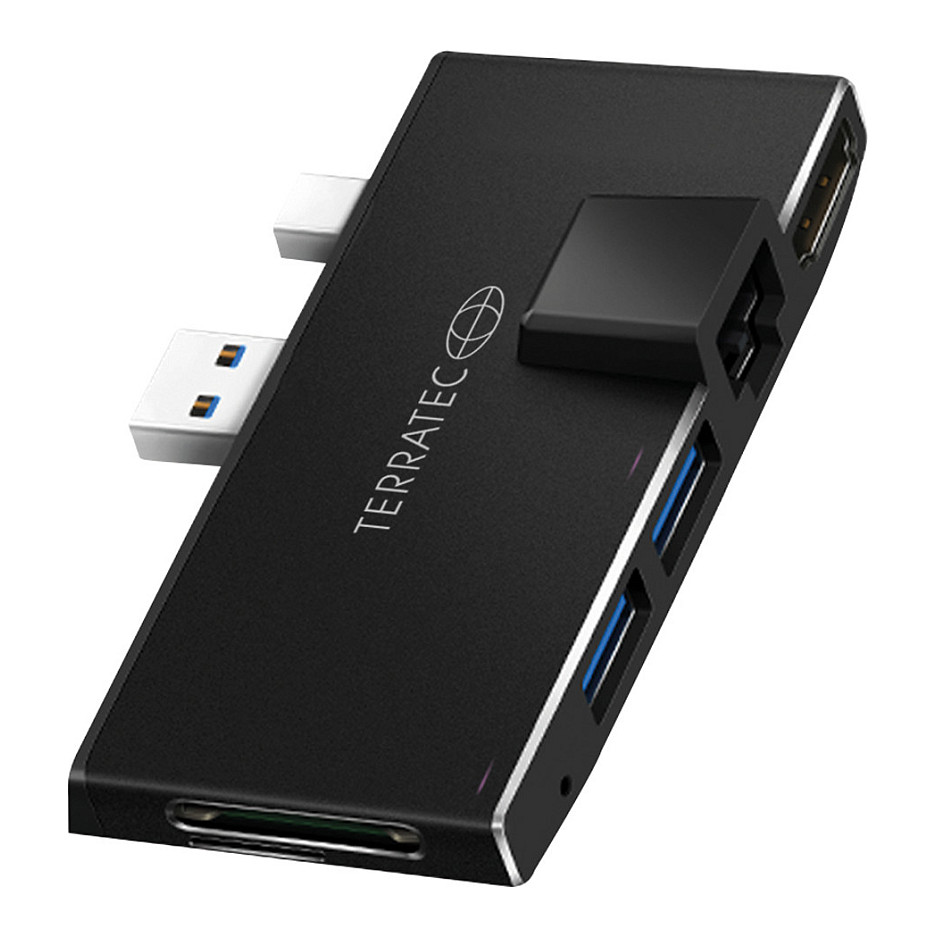 HUB USB-C TerraTec Connect C2 / 3x USB-A 3.0 / Gigabit LAN – Argjend 3