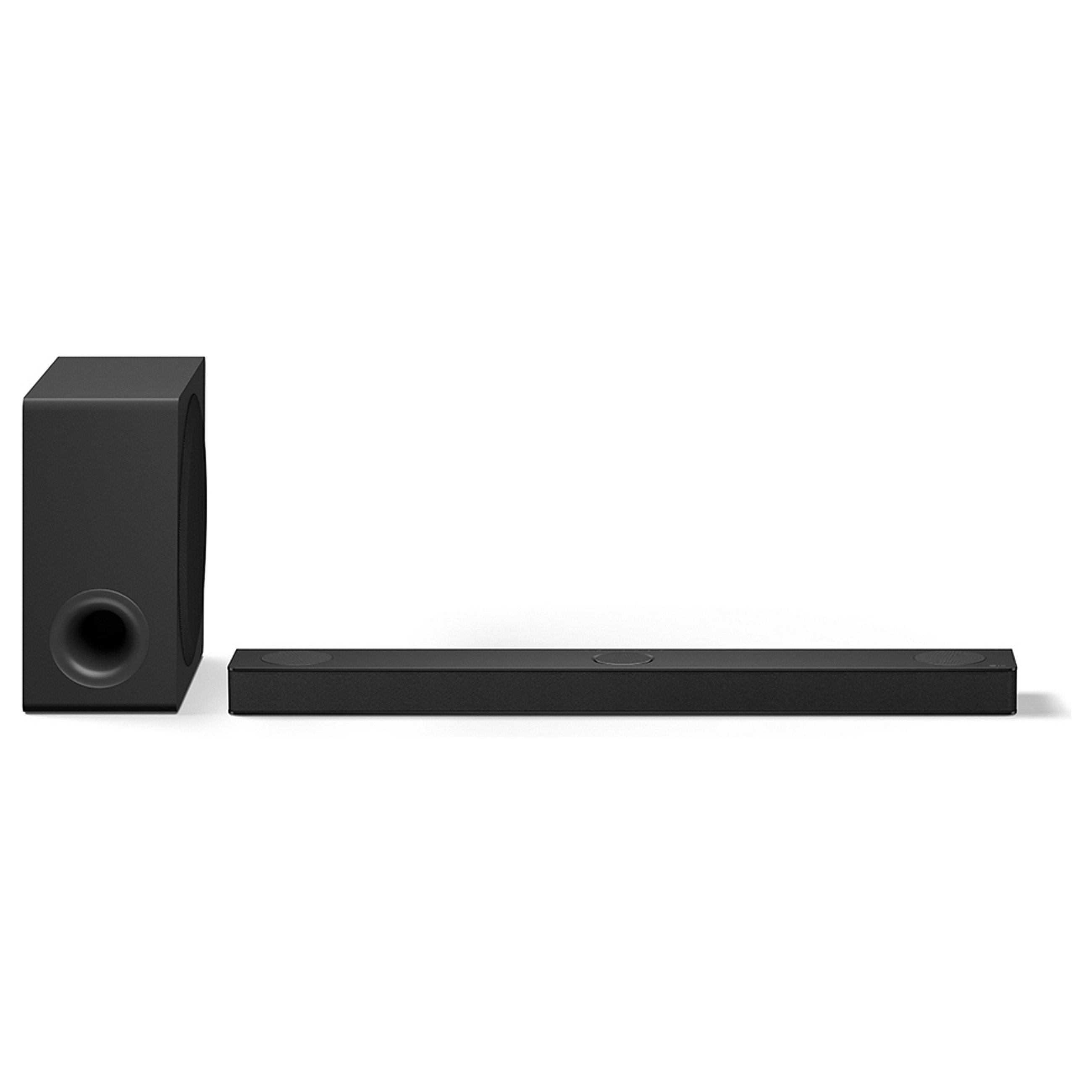 Soundbar LG S80TY, 3.1.3 kanale, 480 W, Dolby Atmos, DTS, subwoofer pa kabllo, Bluetooth 5.1, Wi-Fi, HDMI eARC, AirPlay 2, Chromecast - Zezë