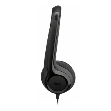 Logitech H390 – Kufje me Kabllo, USB-C, Stereo, 30mm, Mikrofon Noise Cancelling, Kabllo 1.9m – Zezë 5