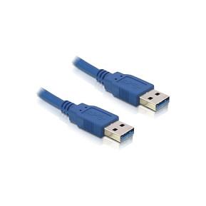 Kabllo USB DeLOCK 82536, USB-A në USB-A, USB 5 Gbps, 3 m - Blu