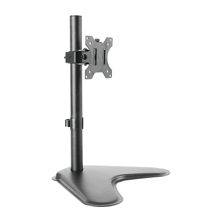 Mbajtëse për Monitor LogiLink BP0030, 13–27", Rregullim i Lartësisë, Mbajtëse për Tastierë, VESA 75 × 75 / 100 × 100 mm, Kapacitet 9 kg – Zezë 6