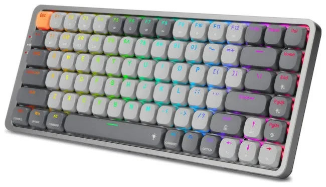 Tastierë Gaming Redragon AZURE K652GG RGB PRO / Wired & Wireless / QWERTY – Gri 3
