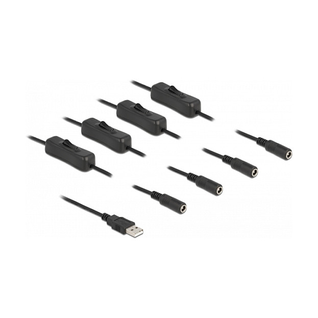 Kabllo Y dhe Adapter për Furnizim me Energji Insta360 për Wave, CINSBBCB-08 - Zezë 8
