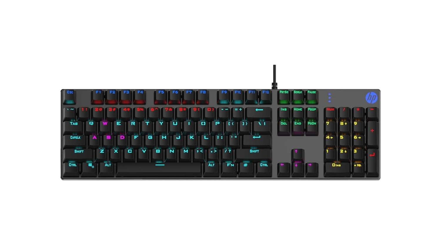 Tastierë Gaming HP GK400F / Mekanike / RGB / E zezë 6
