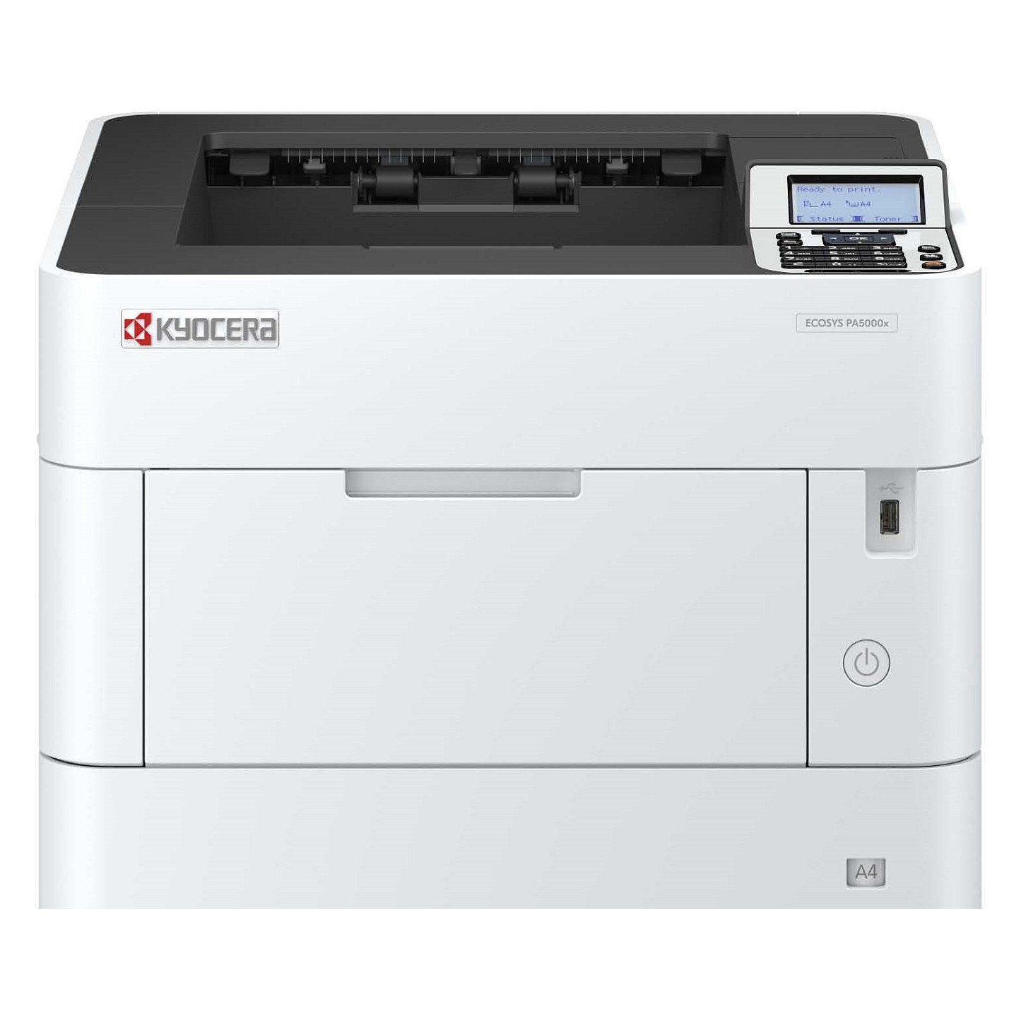 Printer Laser Kyocera ECOSYS PA5000x / 50ppm / 1200dpi / A4 / LAN USB-Host / Duplex / EU - Bardhë / Zezë