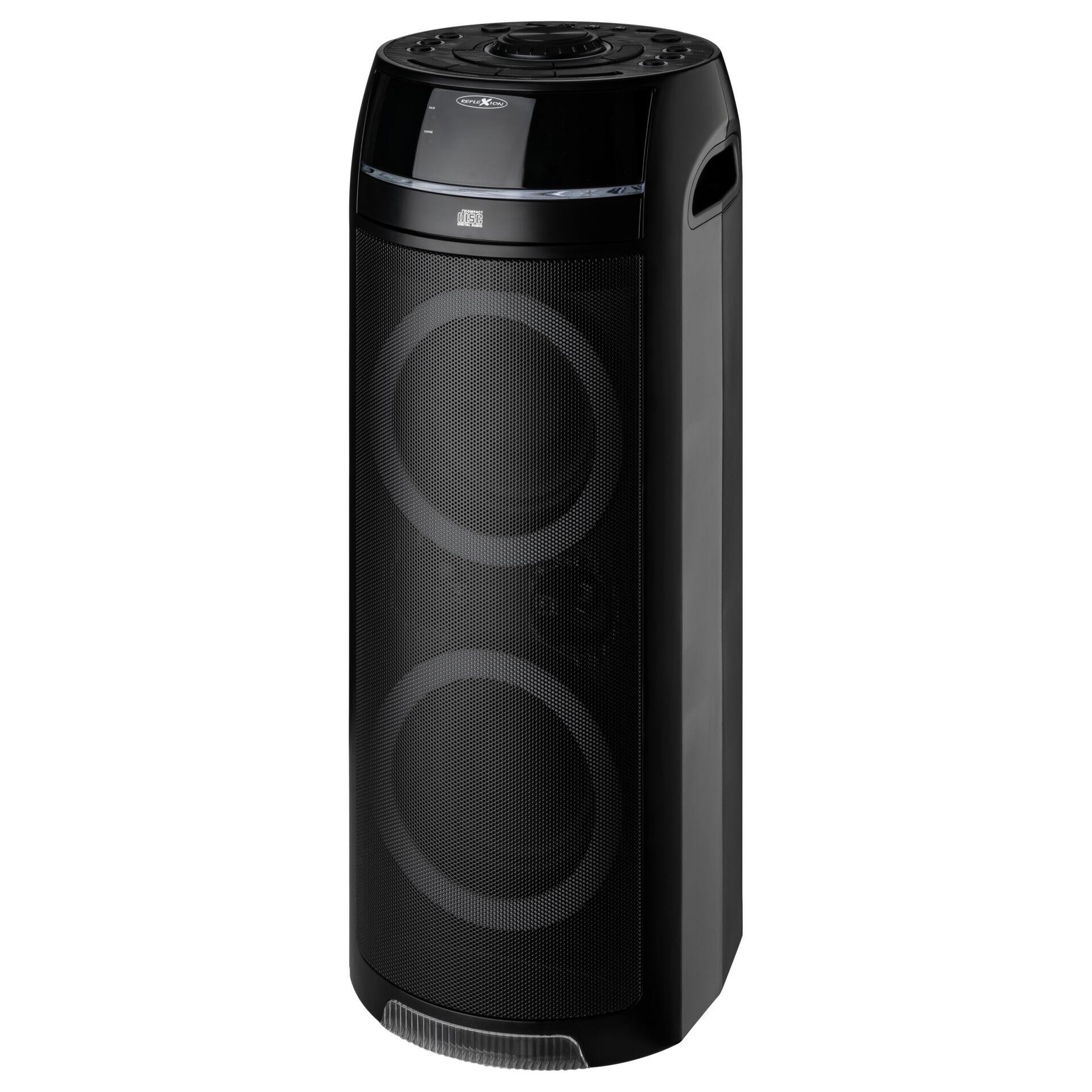Altoparlant Reflexion PS10BTCD, 480W, Bluetooth 5.0, CD, USB, AUX, FM Radio, Karaoke, LED - Zezë 2