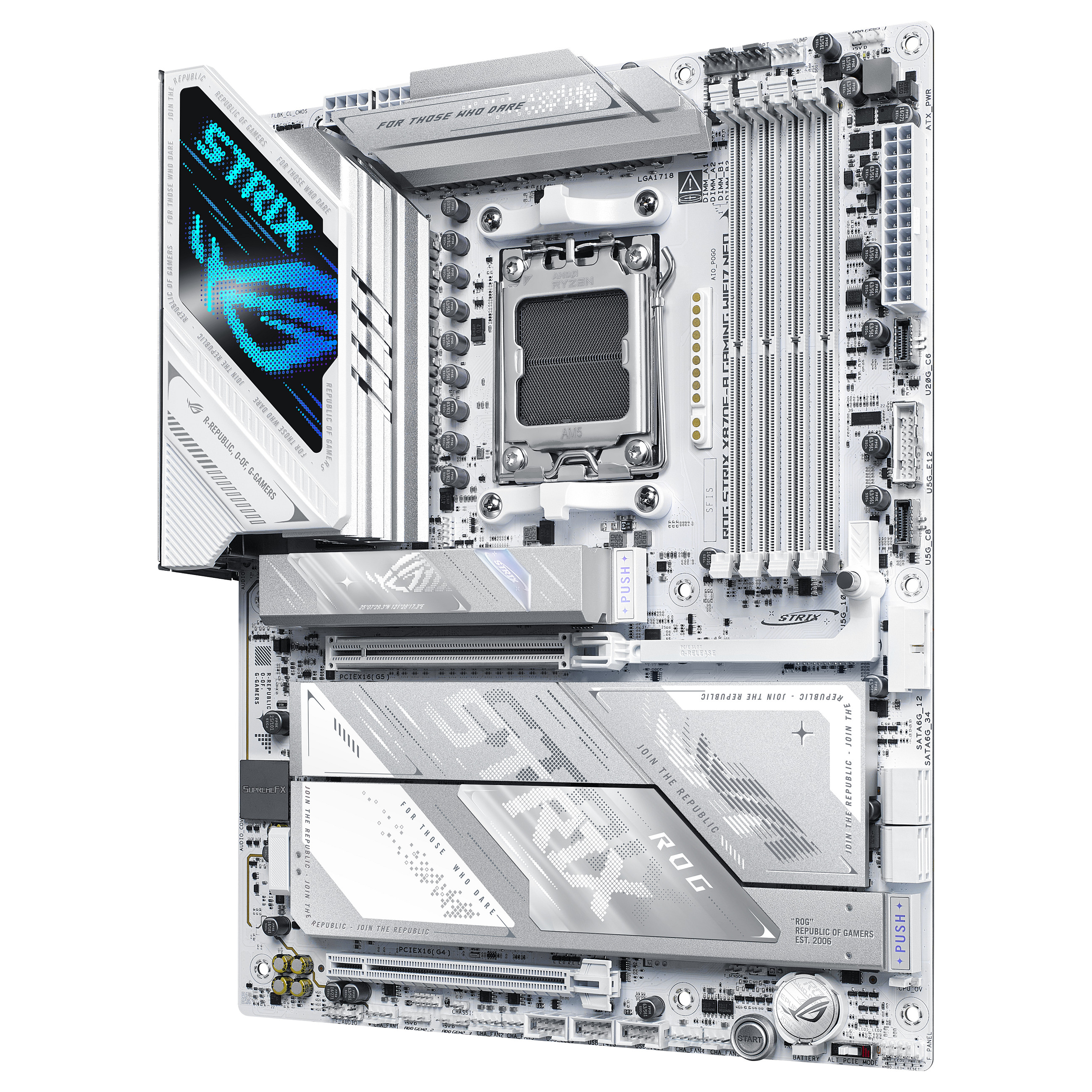 Pllakë Amë AMD AM5 ASUS ROG STRIX X870E‑A GAMING NEO / Wi‑Fi 7 / DDR5 / ATX / HDMI thumbnail 2