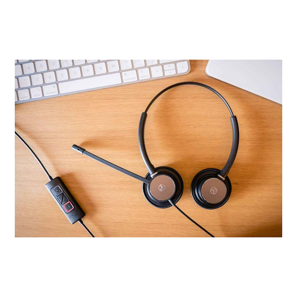 Kufje me kabllo Tellur Voice 320 / USB-A + USB-C / Binaural / 150–10.000 Hz - Zezë 6