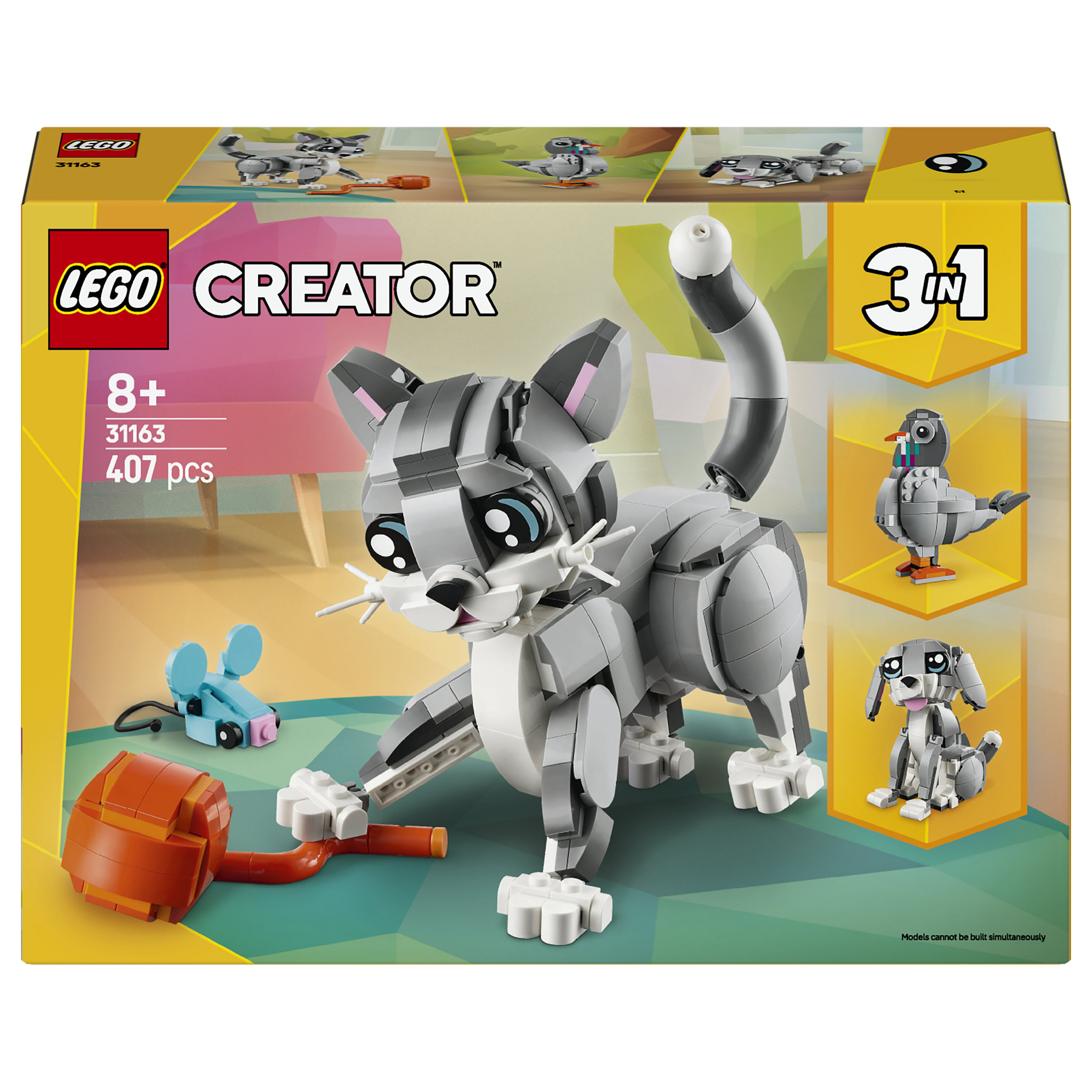 LEGO Creator 3-in-1 Playful Cat 31163