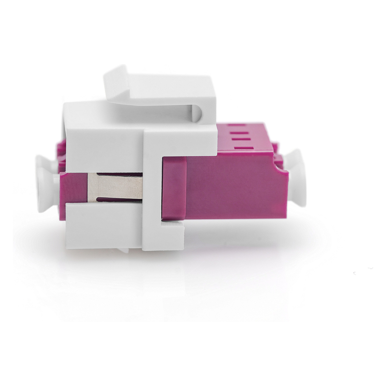 DIGITUS LC/LC Duplex OM4 Multimode Keystone Fiber Optic Adapter Module thumbnail 4