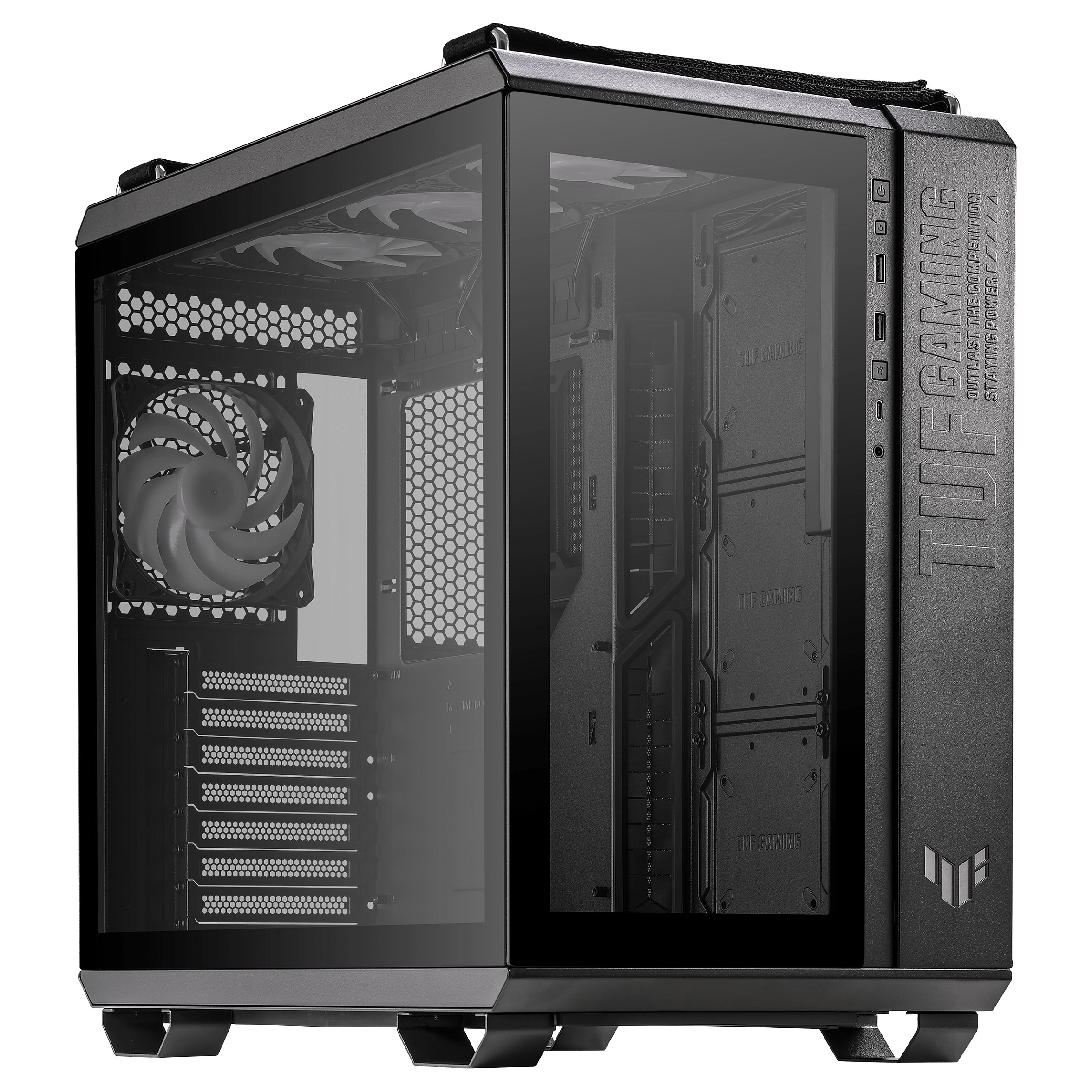 Kasë Asus TUF Gaming GT502 Plus TG ARGB -Zezë thumbnail 3