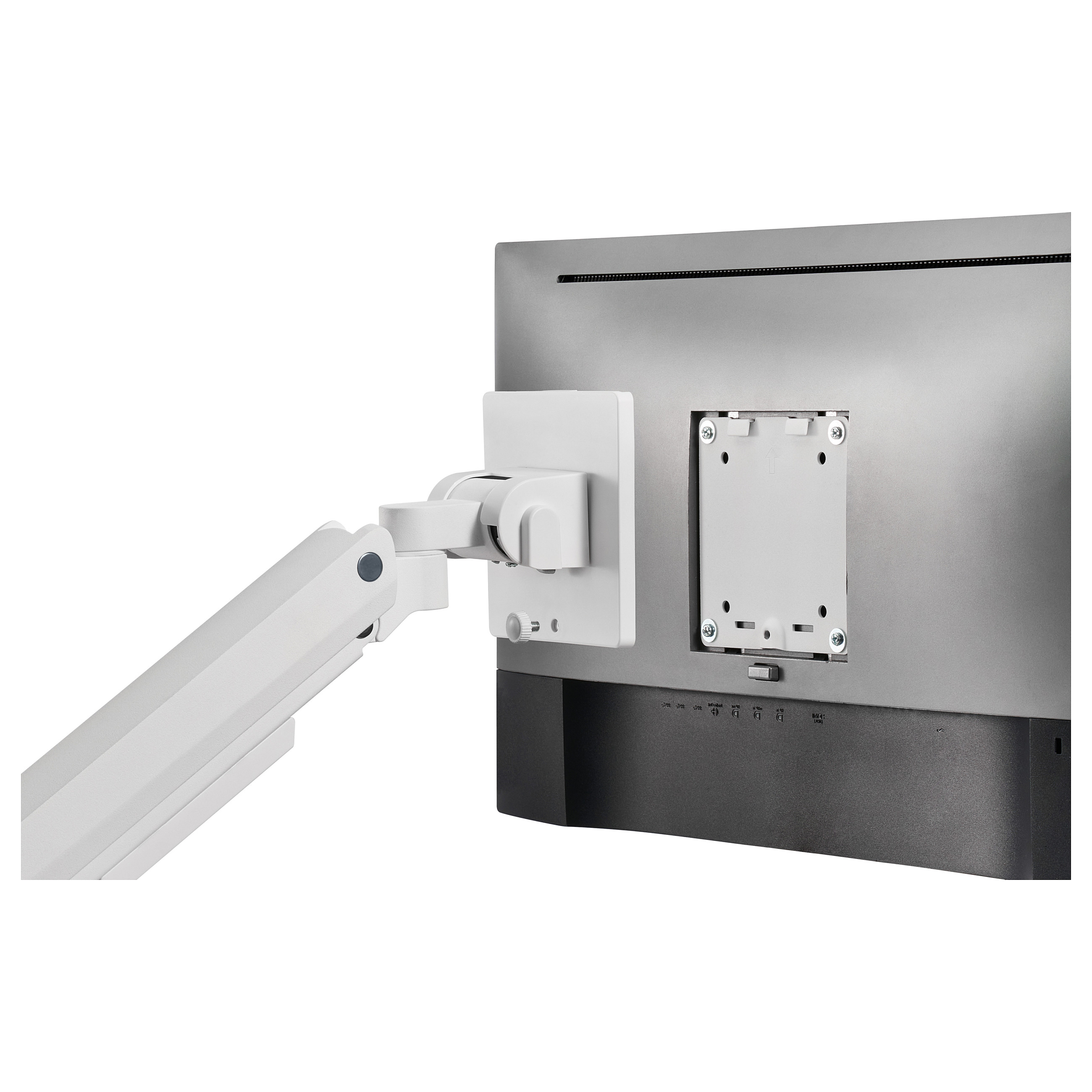 Mbajtëse për Monitor Equip 650181 / 1 Monitor / 17–49" / deri 20kg / VESA 75x75 & 100x100 / Gas Spring / Rotacion 360° - Bardhë 5