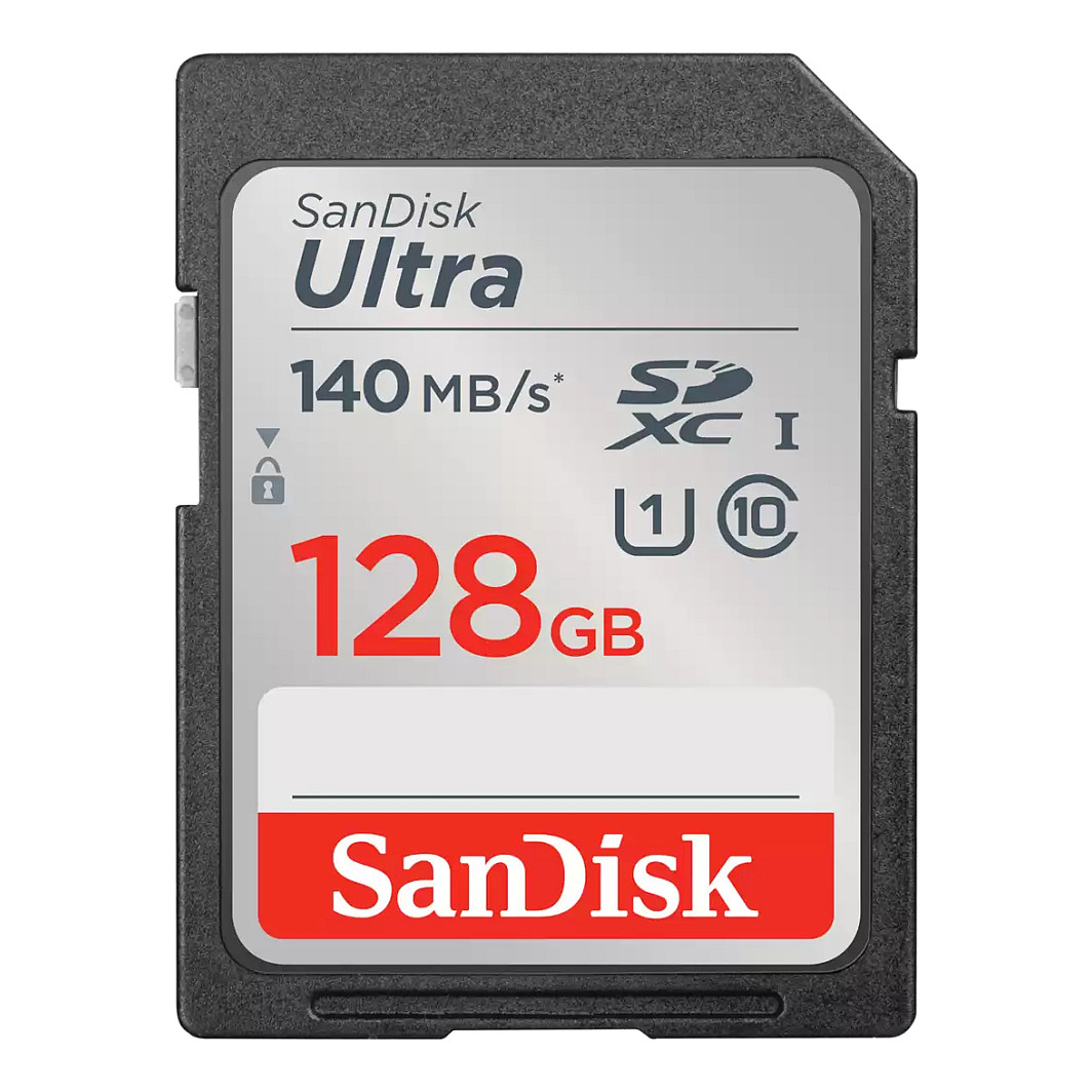 Kartë Memorie SD CARD 128GB SanDisk Ultra SDXC 140MB/s