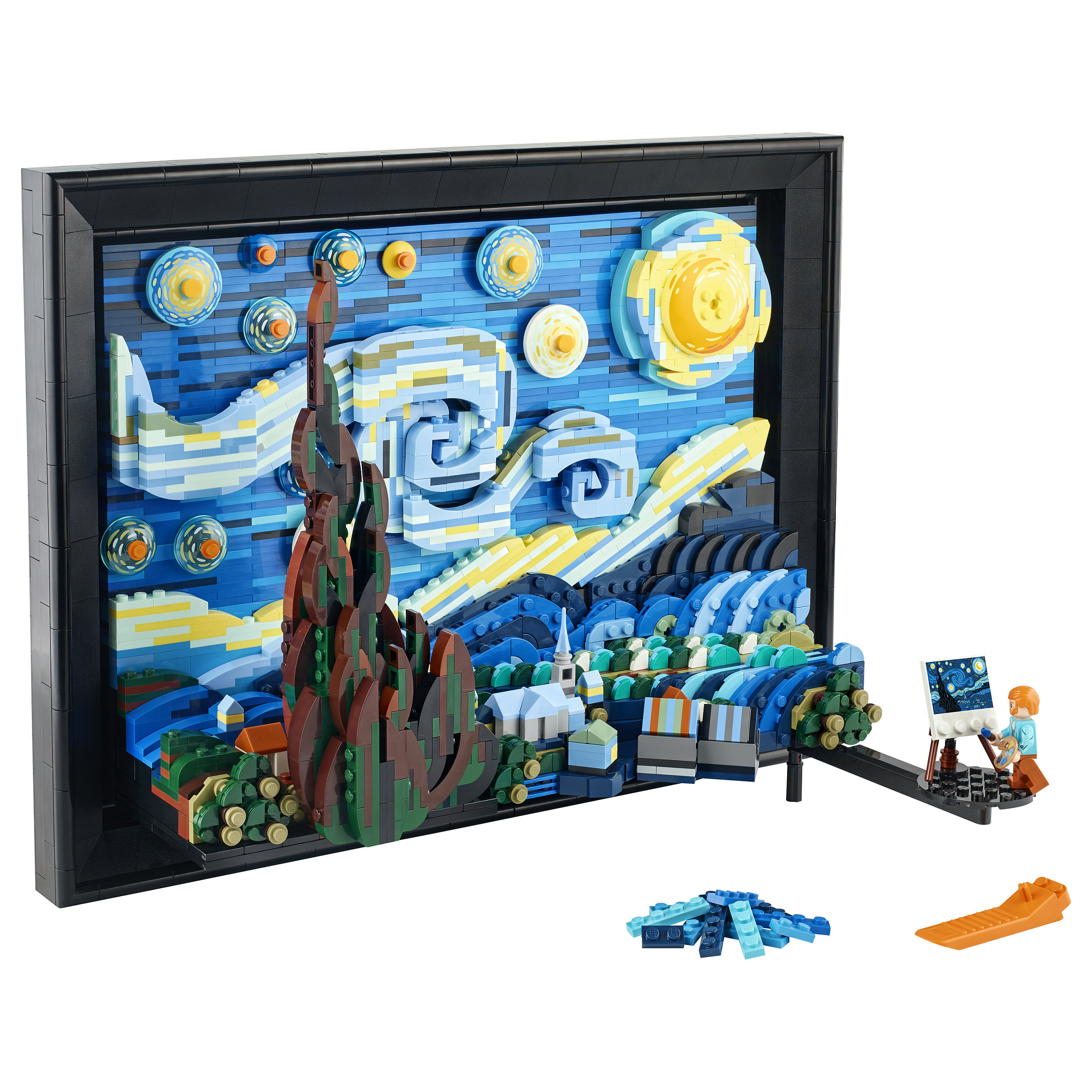 LEGO Ideas Vincent van Gogh – The Starry Night thumbnail 4