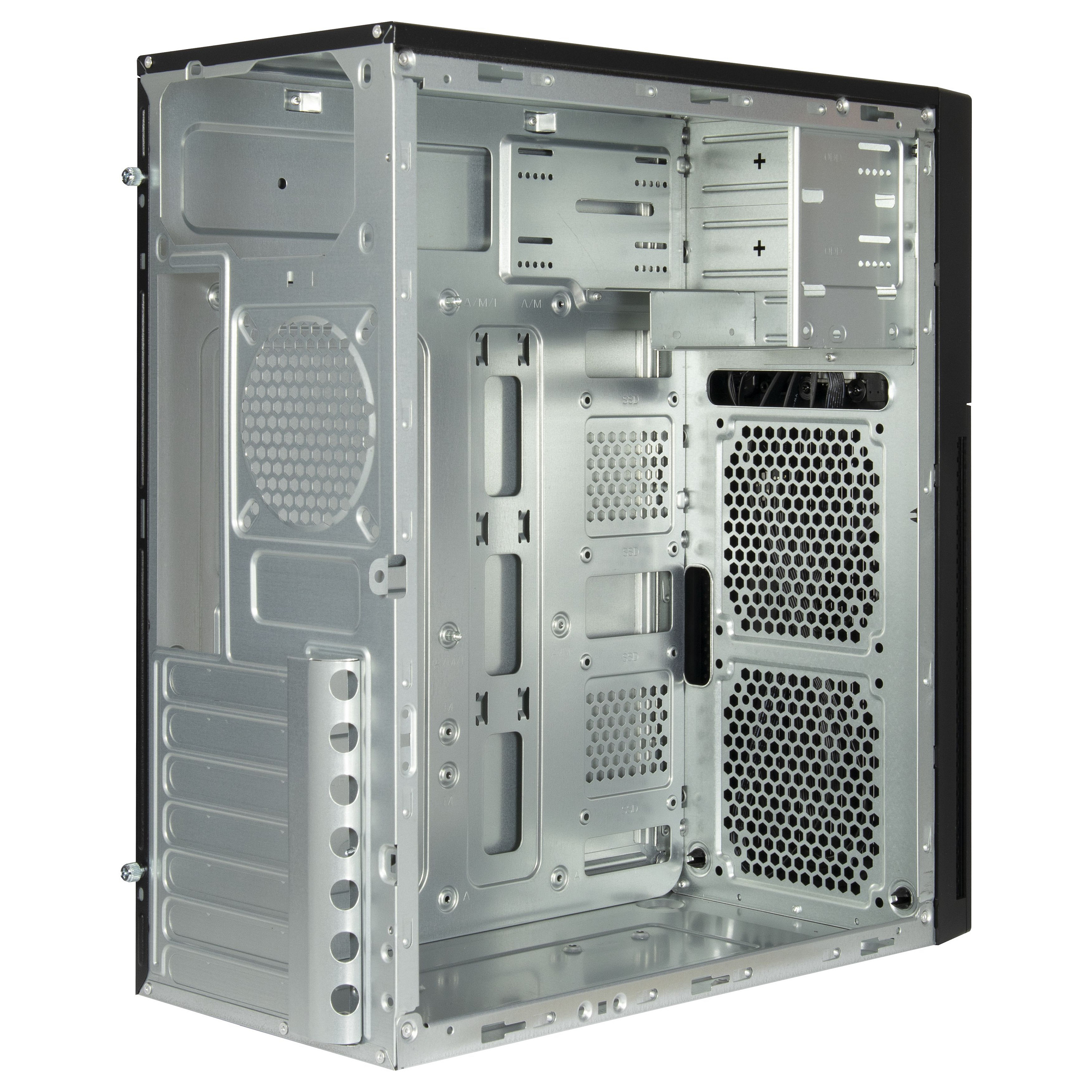 Kasë Midi Tower Inter-Tech / ATX / IT-2815 Linear – Zezë thumbnail 5