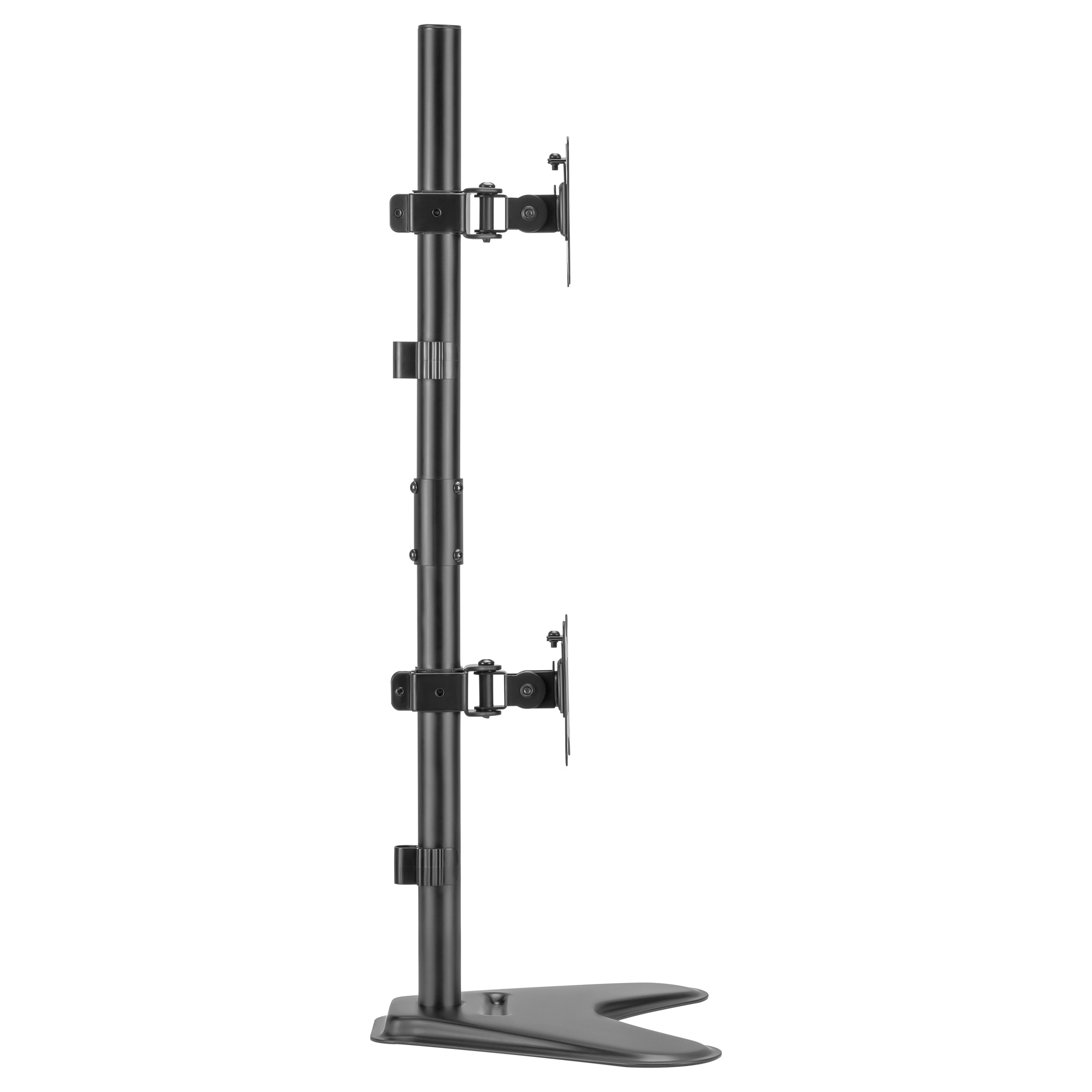 Mbajtëse për Monitor Equip 650128 / 2 Monitorë / 17–32" / deri 9kg për Monitor / VESA 75x75 & 100x100 / Vertikale / Lartësi e Rregullueshme - Zezë 4
