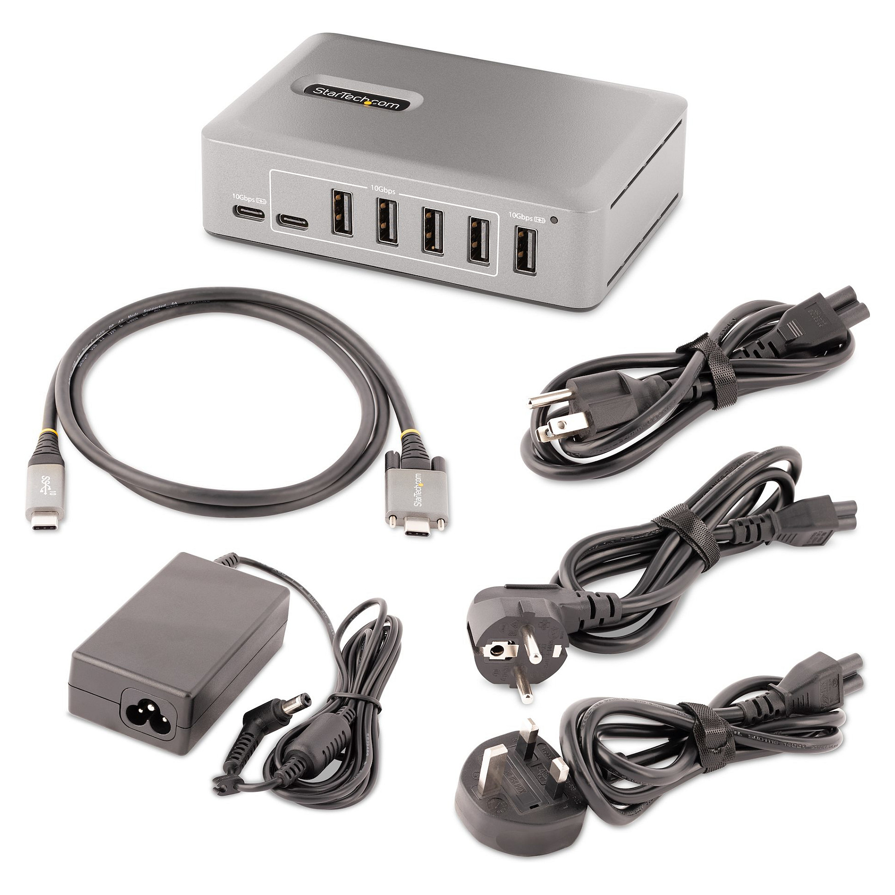Hub StarTech 10G8A2CS / 8x USB-A + 2x USB-C / 10Gbps / 65W PS – Hiri 7