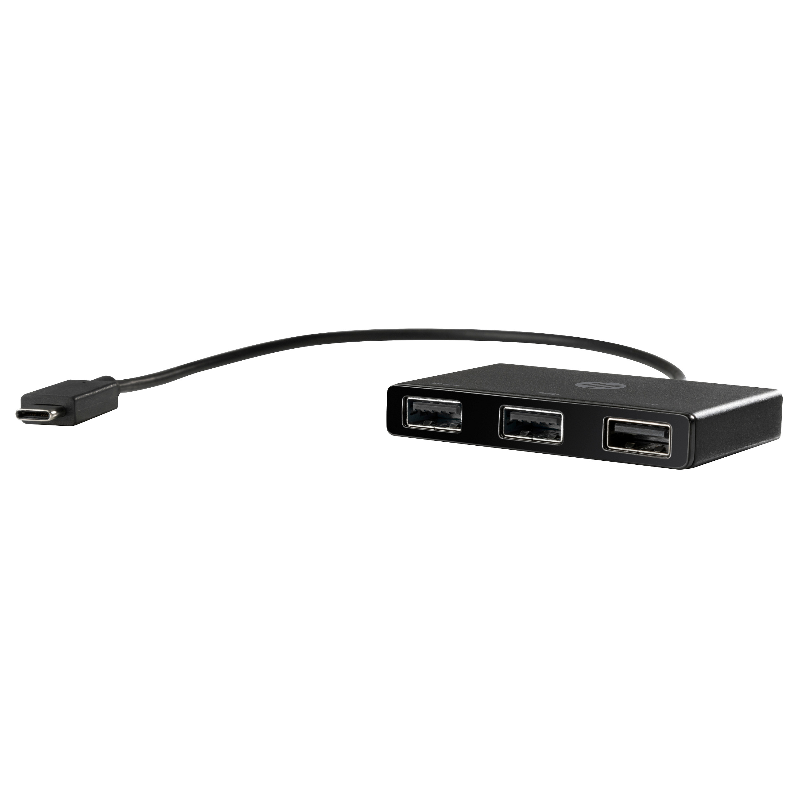 Hub USB HP Z6A00AA / USB-C në 3x USB-A / 2x USB 3.0 + 1x USB 2.0 / Kabllo e integruar - Zezë 5