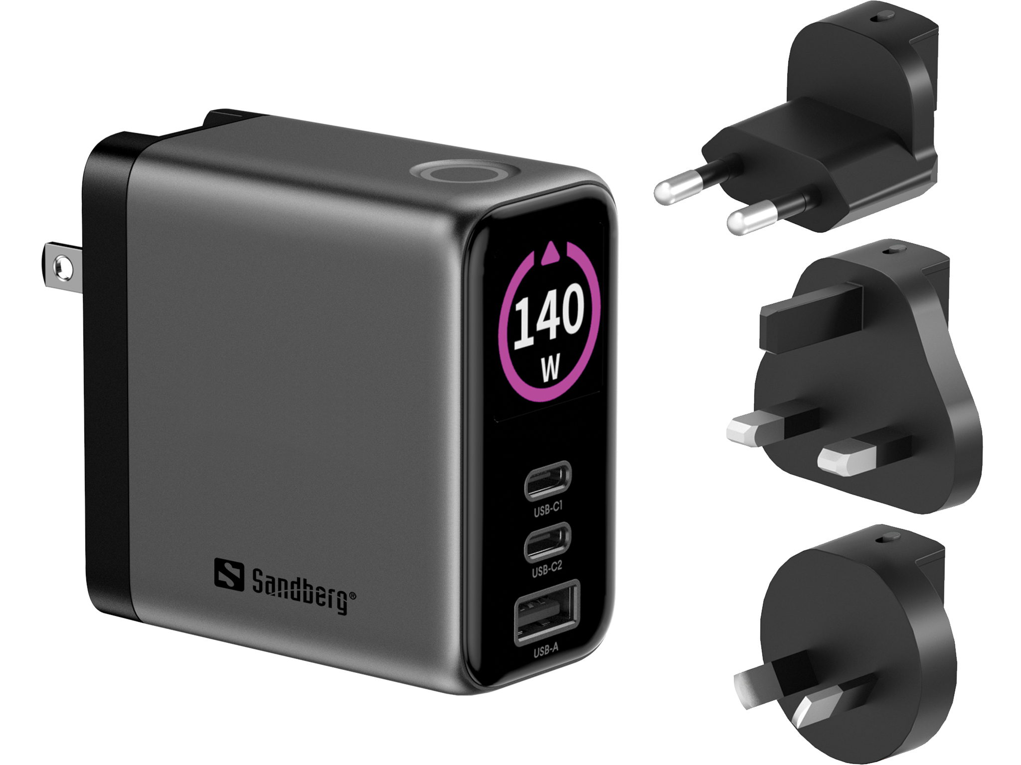 Adapter Sandberg Headset USB-C Controller 136-73 / MiniJack 4-pole në USB-C / 1.5m 5