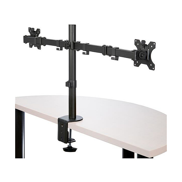 Mbajtëse për Monitor StarTech.com ARMDUAL2 / 2 Monitorë / deri 32" / deri 8kg për Monitor / VESA 75x75 & 100x100 / Rotacion 360° - Zezë 2