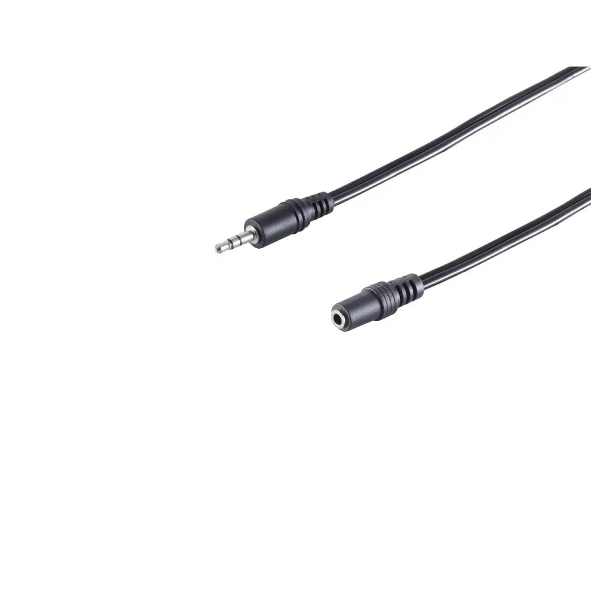 Kabllo Audio S-Impuls, 3.5mm Stereo, Mashkull në Femër, 10m - Zezë