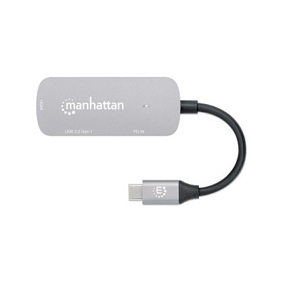 Docking station MANHATTAN / USB-C / HDMI / 3-in-1 / Docking-Konverter / PD – Zezë