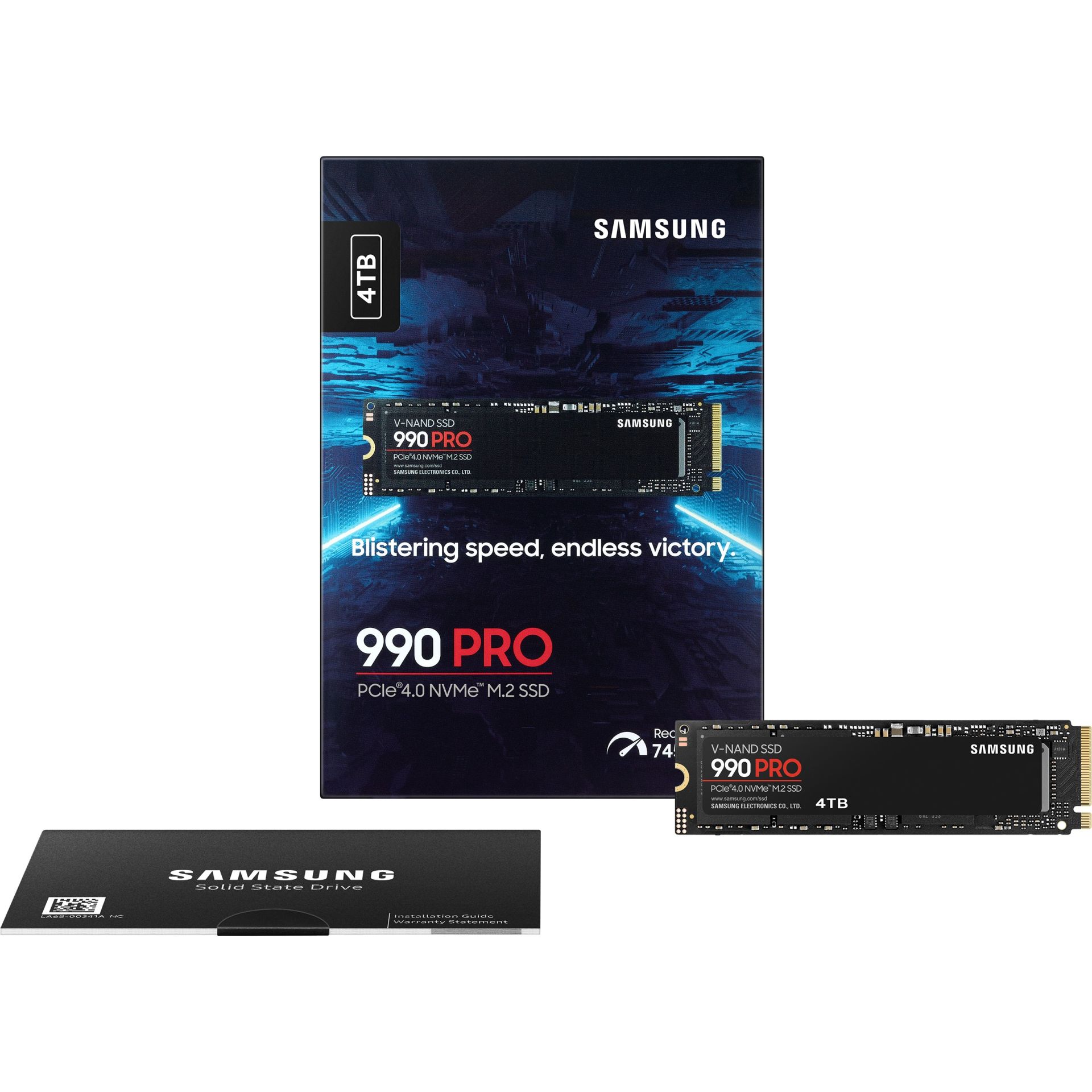 Disk SSD M.2 4TB Samsung 990 PRO Heatsink NVMe PCIe 4.0 x 4 retail 5