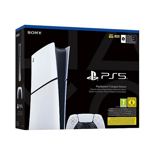 Sony PlayStation 5 Slim Digital Edition 825GB - Bardhë 5