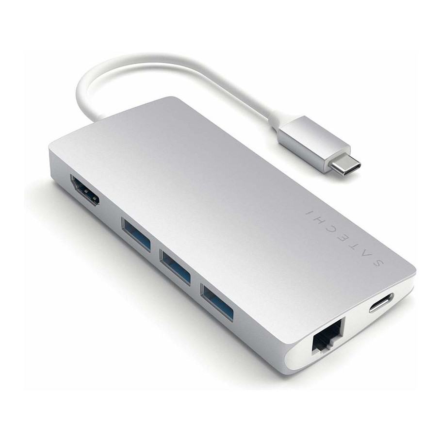 Hub Satechi ST-TCMA2S / 3x USB-A / 1x HDMI / Ethernet / SD / 1x USB-C PD 60W – Argjend