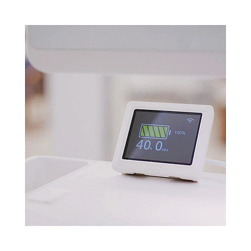 Karrocë për Monitor Ergotron CareFit Slim 2.0, 21"–27", 9.1kg, VESA 75×75mm/100×100mm, Lartësi 74–119cm - Bardhë/Hiri 6