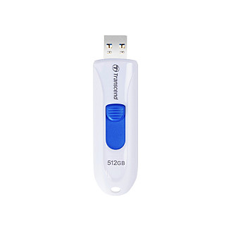 USB Flash Drive STICK 512GB Transcend JetFlash 790 USB 3.1 - e bardhë thumbnail 2