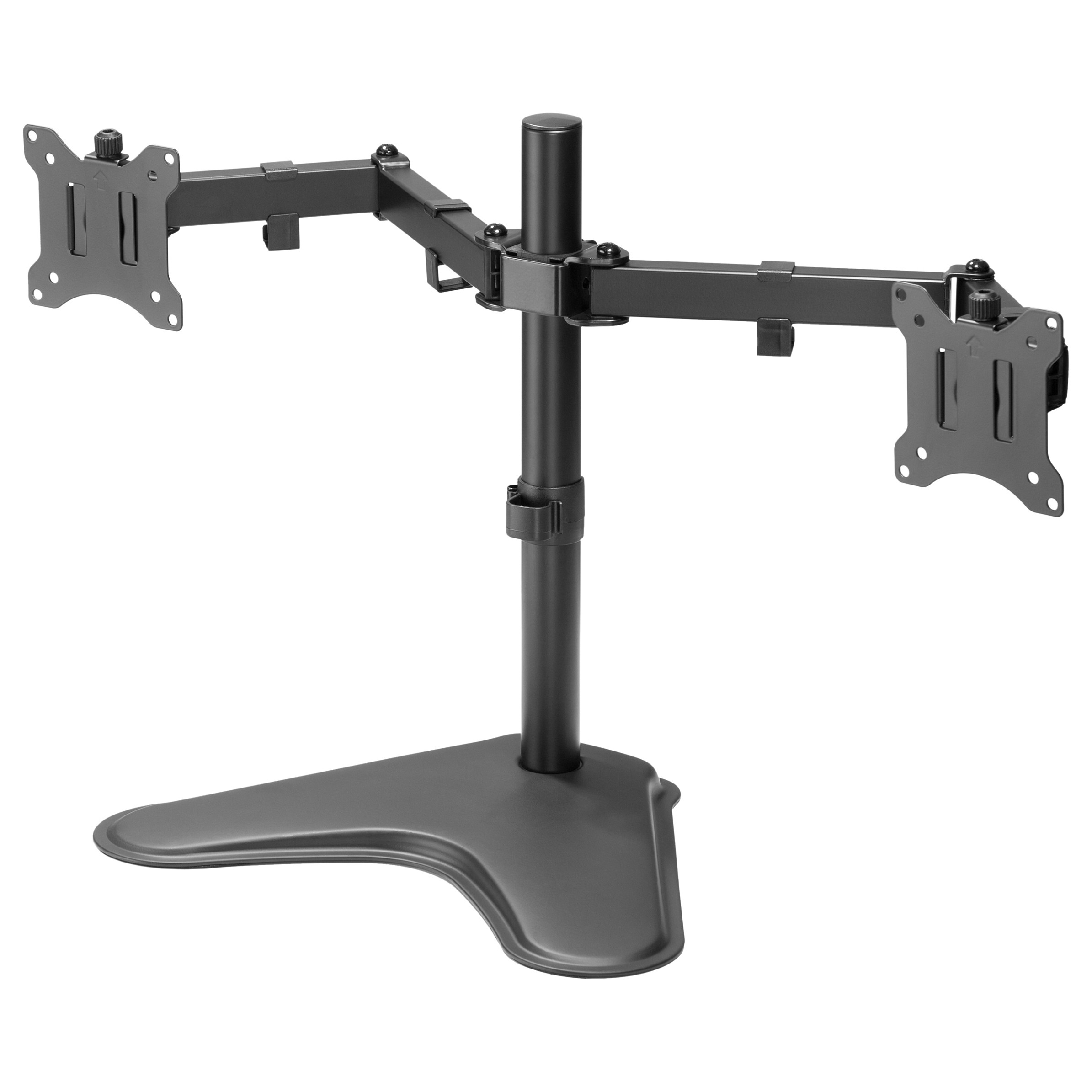 Mbajtëse për Monitor Equip 650123 , 2 Monitorë , 17–32" , deri 8kg për monitor , e rregullueshme , VESA 75x75–100x100 - Zezë 2