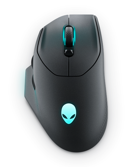 MOUSE GAMING DELL ALIENWARE AW620M DARK SIDE OF THE MOON