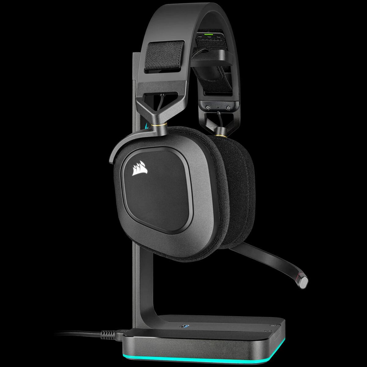 Kufje Gaming Corsair HS80 Wireless / CA-9011235-EU / Pa Kabllo / Wireless + USB / Dolby Atmos - Zezë 4