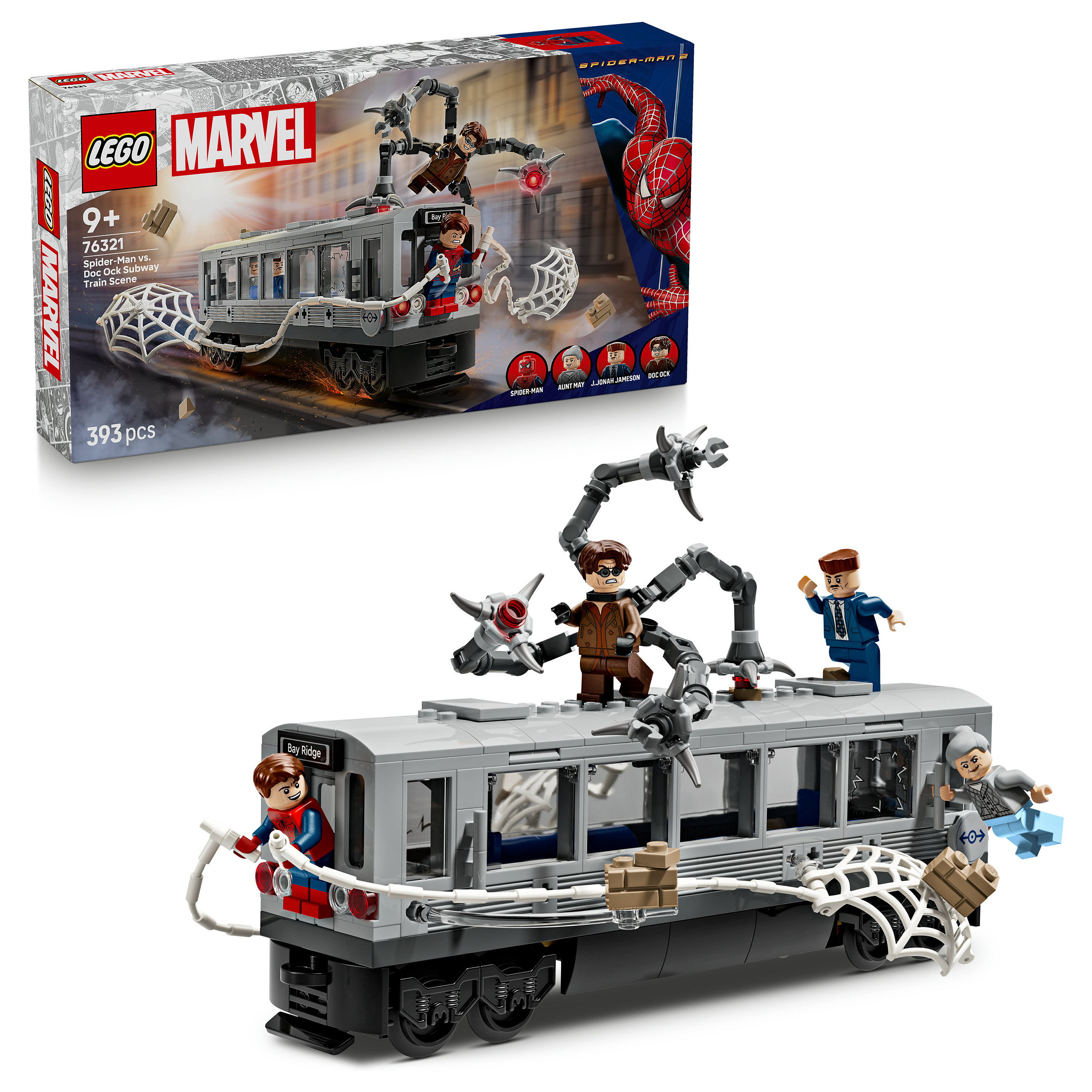 LEGO Spider-Man vs. Doc Ock Subway Train Scene thumbnail 3