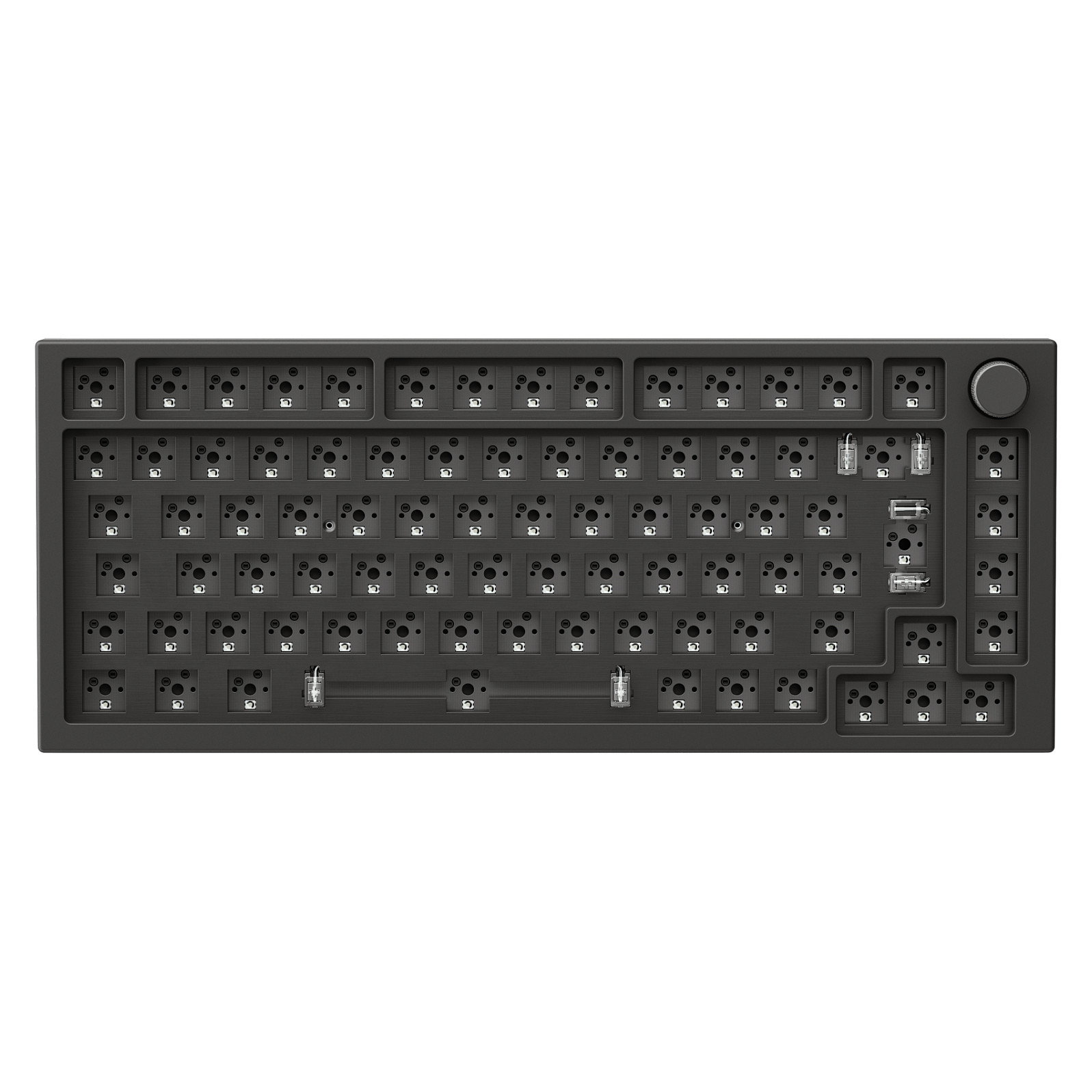 Tastierë Gaming Glorious GMMK Pro, 75%, Barebone, Mekanike, Wired, ISO, RGB, Hot-Swap - Zezë