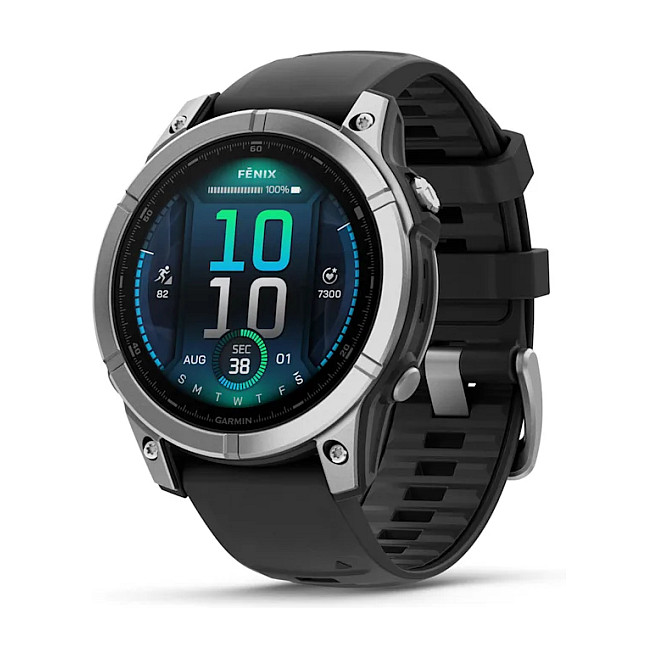 Orë e mençur Garmin fenix E (47mm) / E zezë dhe Gri