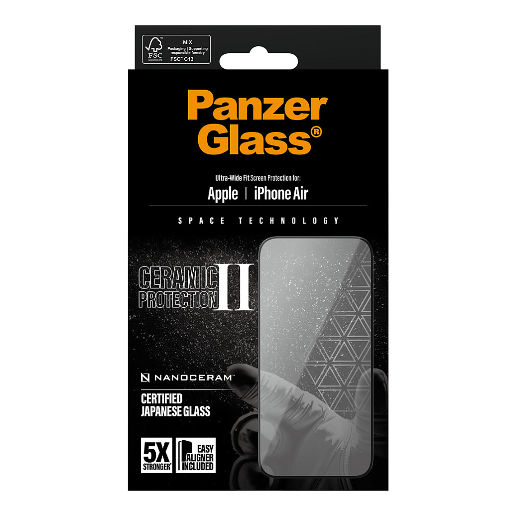 PanzerGlass Ceramic Screen Protector for iPhone 17 Air / UWF thumbnail 3