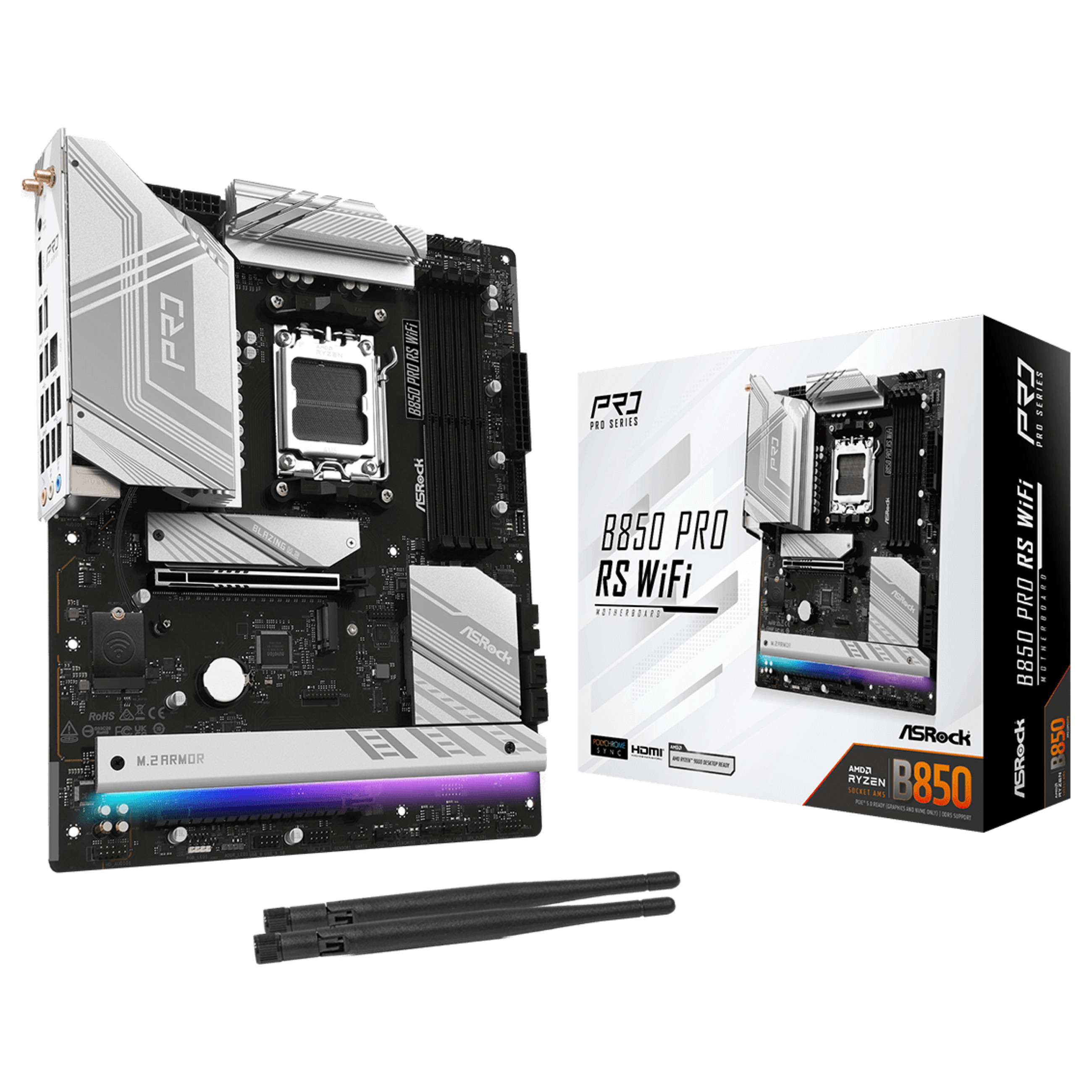Pllakë Amë AM5 ASROCK B850 Pro RS WiFi