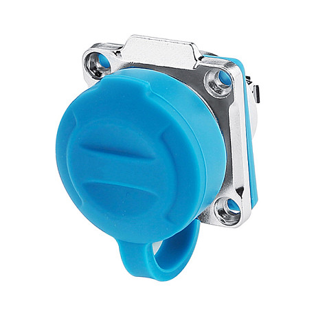 Lidhës USB 3.0 Good Connections IC03-24U302, A-A, Bajonetë, IP65/IP67 - Blu/Argjend 3
