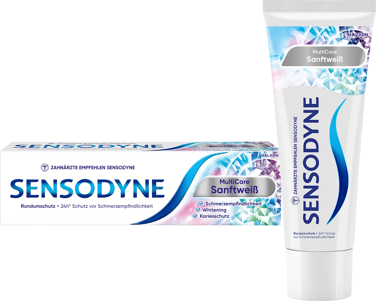 Pastë Dhëmbësh SENSODYNE MultiCare Sanftweiß / Whitening / Për Dhëmbë të Ndjeshëm / Fluorid 1450 ppm / 75 ml 4