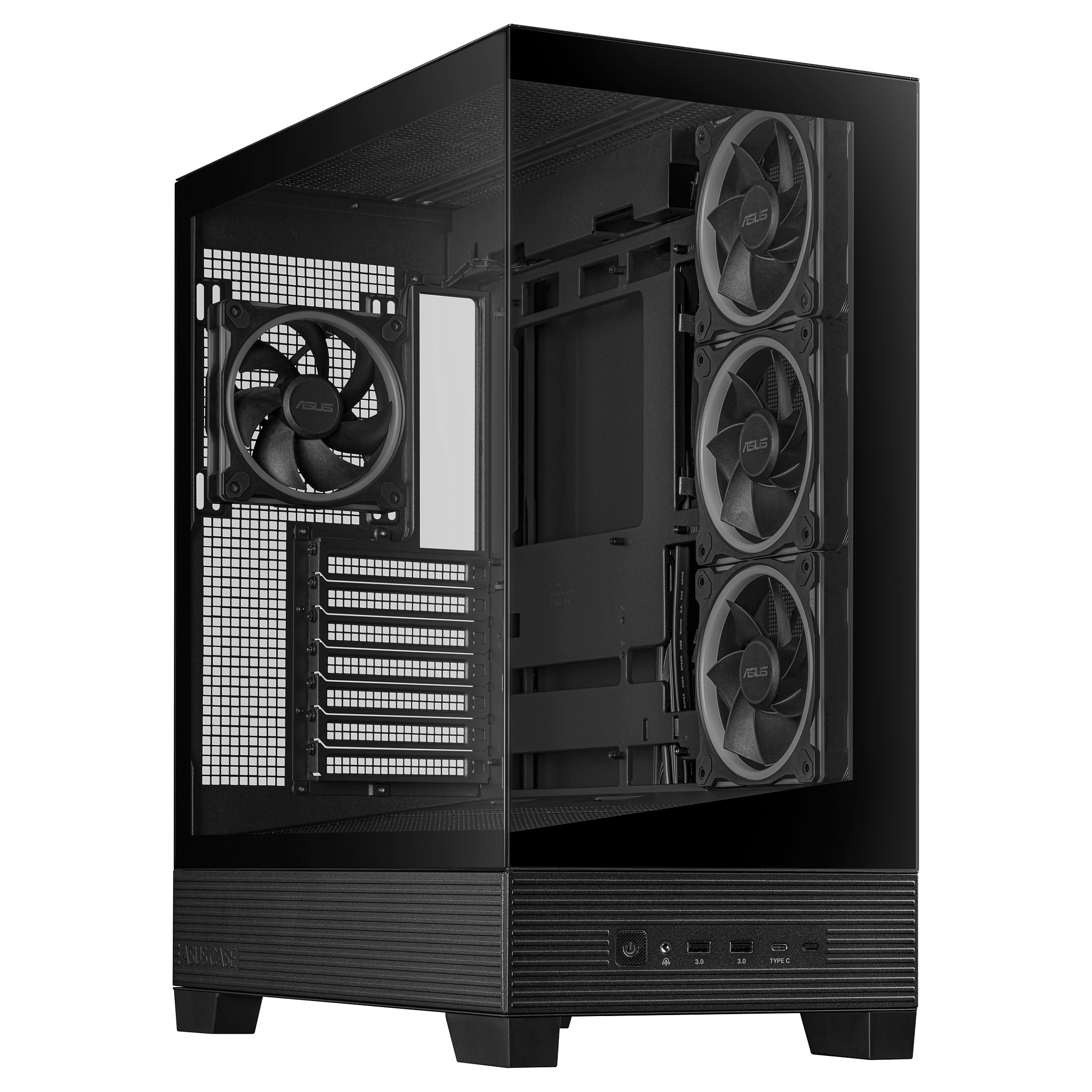 Kasë Asus A31 Plus TG ARGB -Zezë