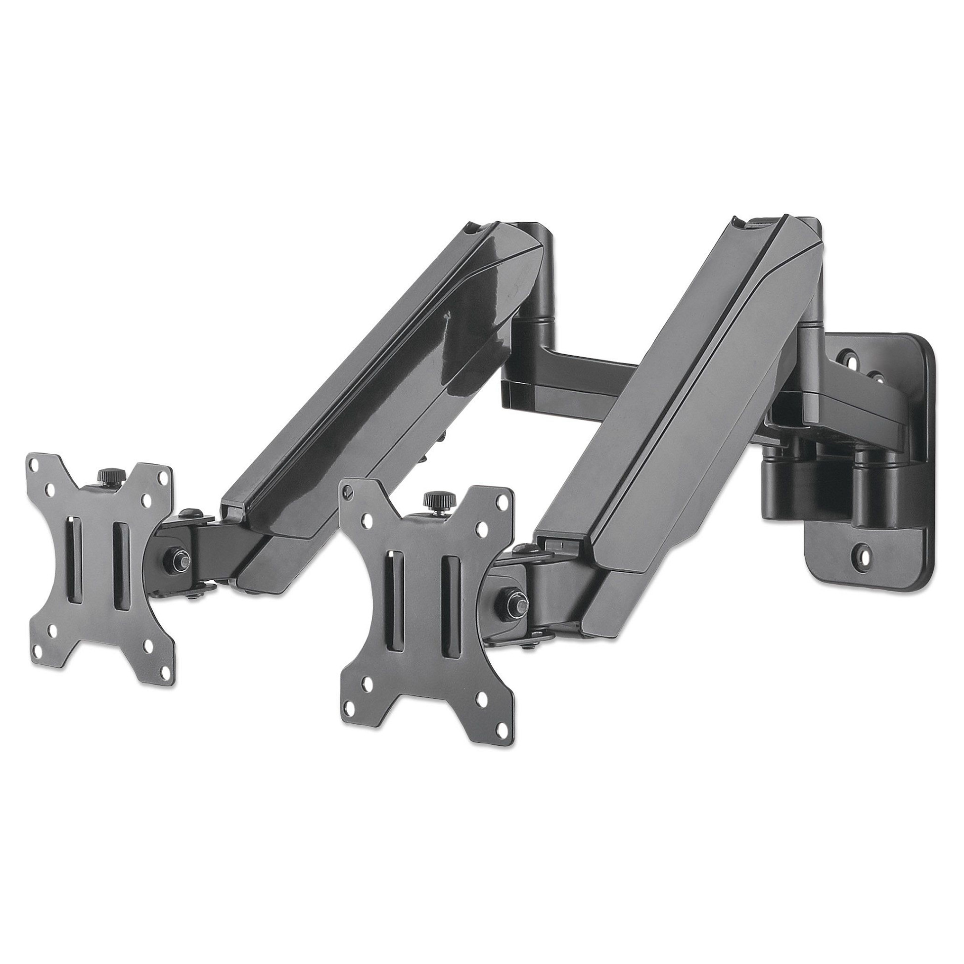 Mbajtëse për Monitor Manhattan 461887 / 2 Monitorë / 17–32" / deri 9kg për Monitor / VESA 75x75 & 100x100 / Gas Spring - Zezë 8