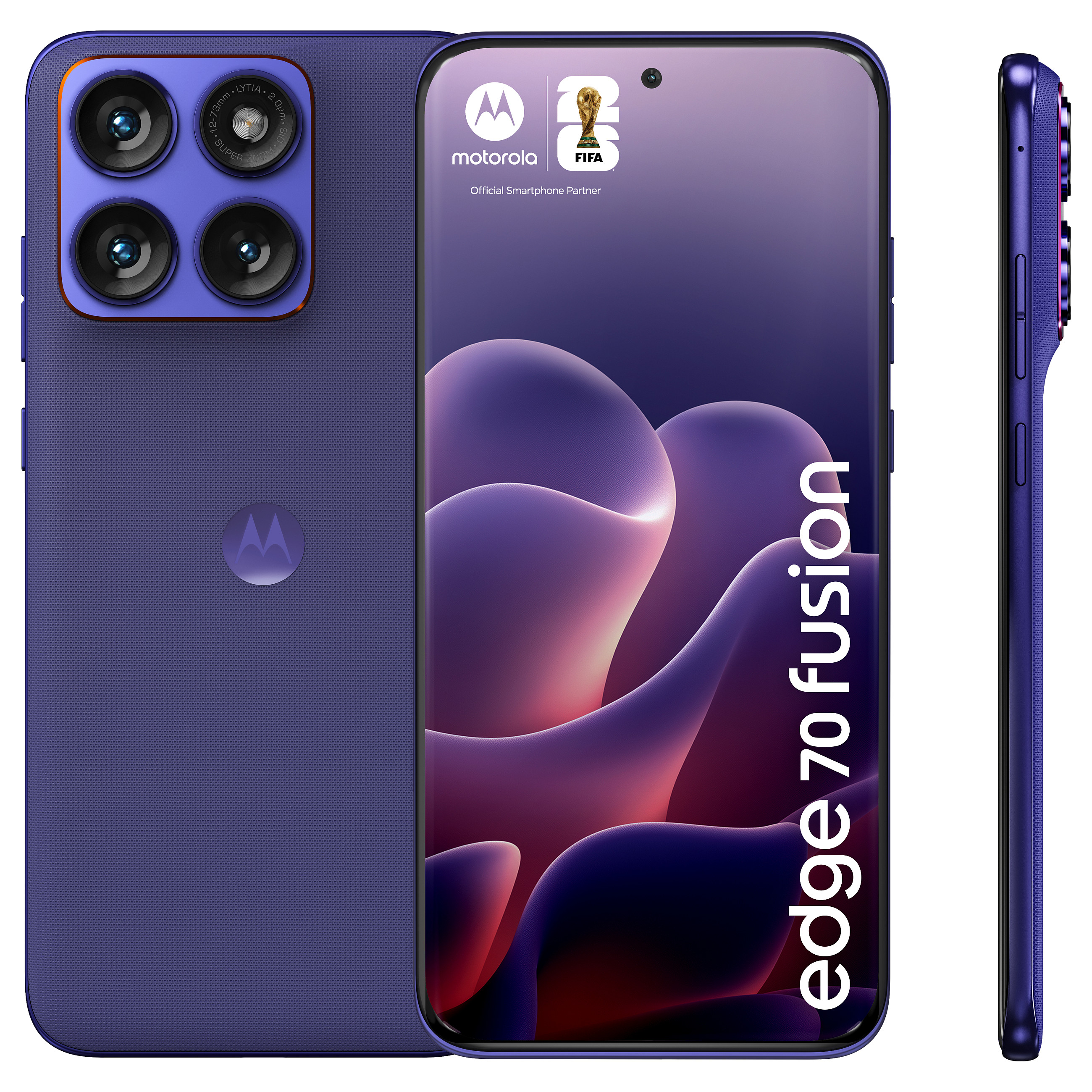Telefon Motorola Edge 70 Fusion 8GB / 256GB - Orient Blue thumbnail 2