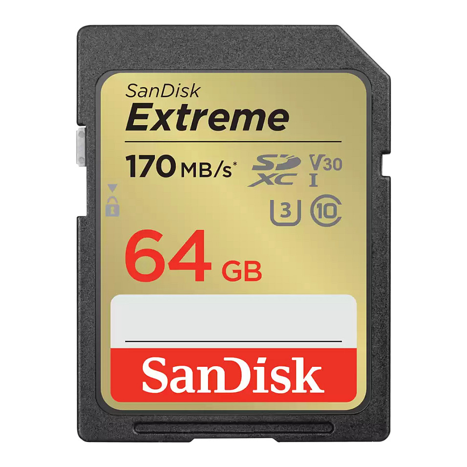 Kartë Memorie SD CARD 64GB SanDisk Extreme SDXC 170MB/s