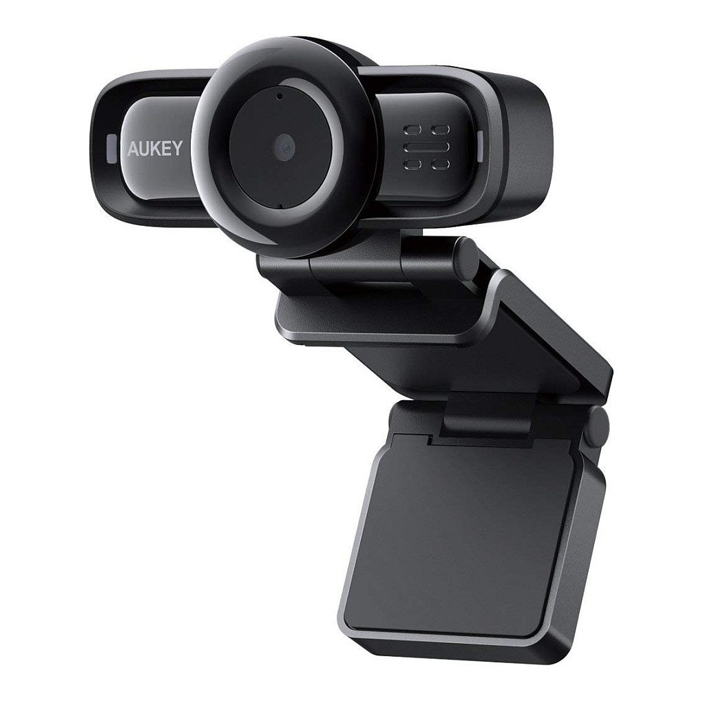 Webcam Aukey PC-LM6 Stream Series / Full HD 1080p / 1/3" CMOS / Ring Light / Mikrofon – Zezë 2