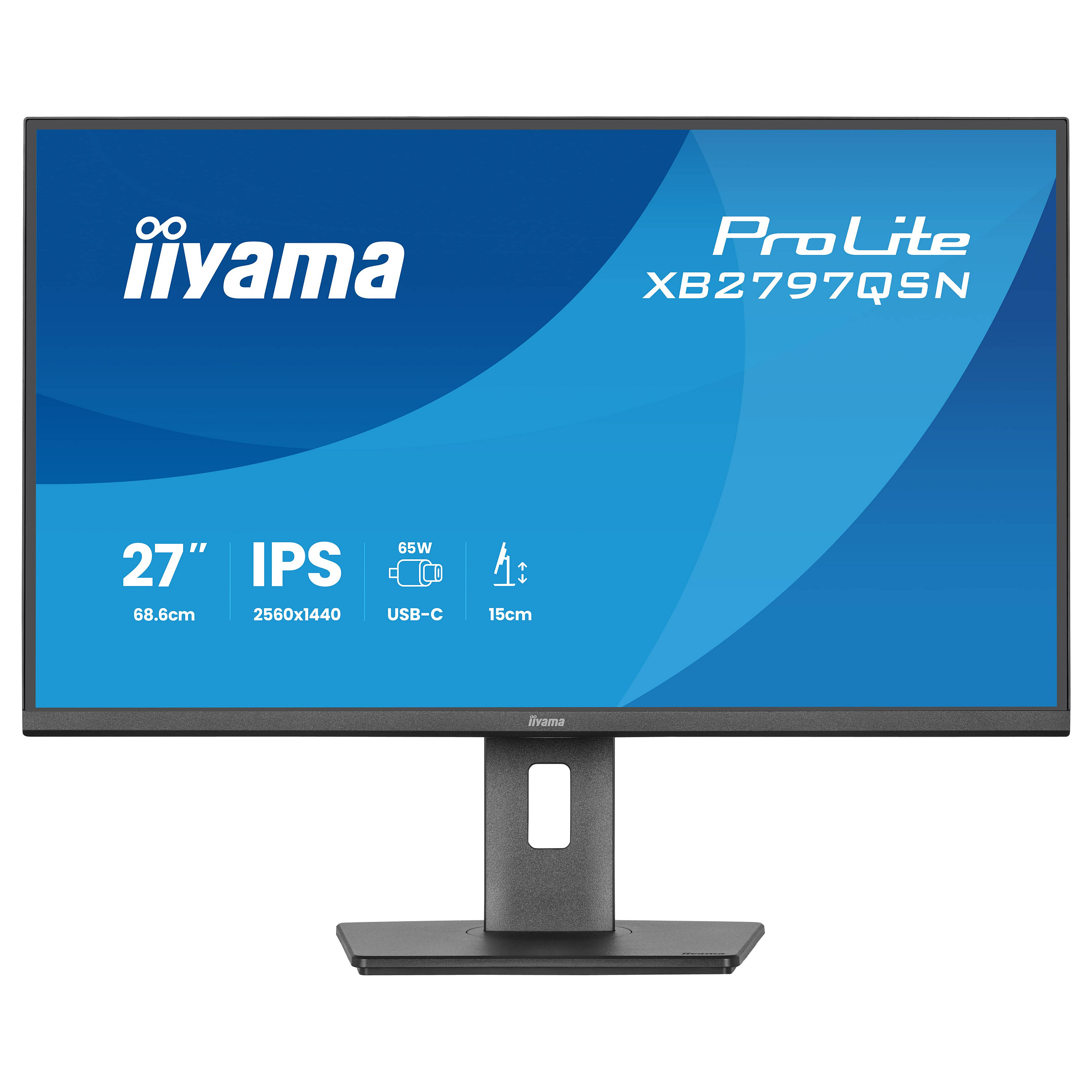 Monitor IIYAMA XB2797QSN-B1 / 27"/ Quad HD IPS / LCD / 75Hz / 1ms / HDMI+USB+DP - Zezë thumbnail 4